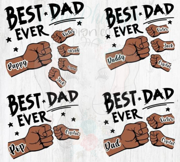 Best Dad Ever Fist Pump