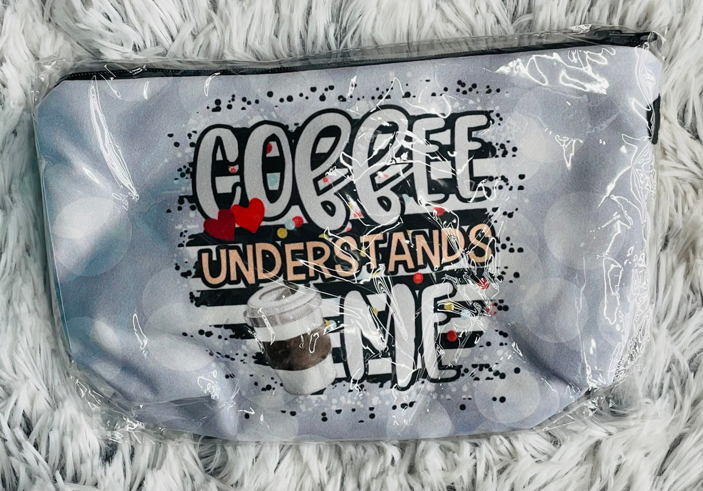 Coffee | Multi Use Pouch | Tolietry | Makeup Bag