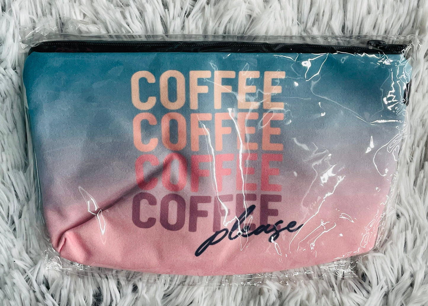 Coffee | Multi Use Pouch | Tolietry | Makeup Bag