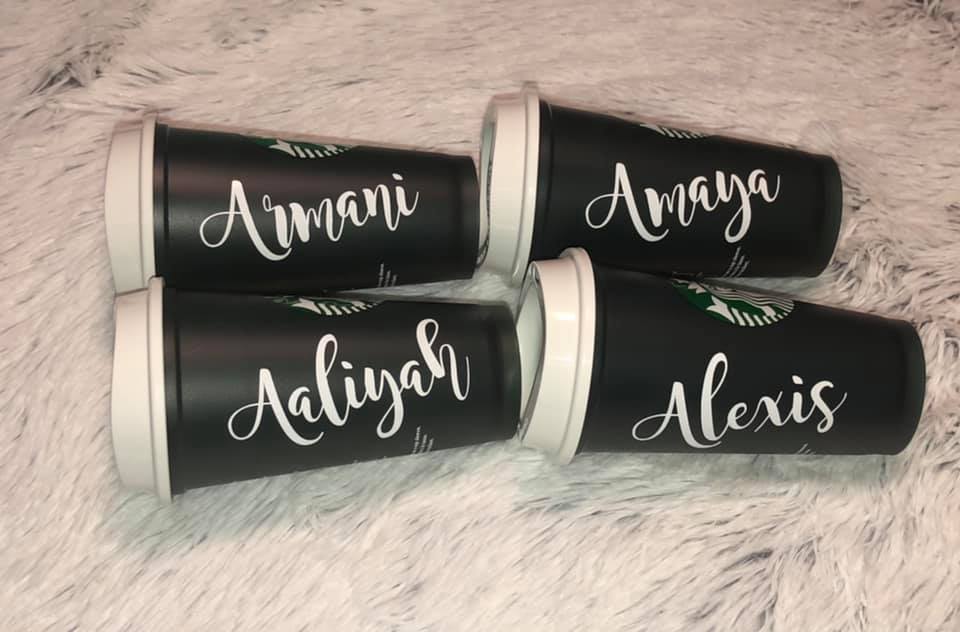 Green Color Changing Hot Cup 16 Oz | Personalized With Name