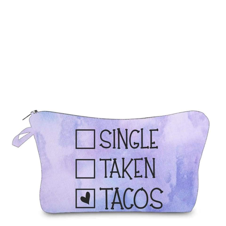 Tacos | Multi Use Pouch | Tolietry | Makeup Bag