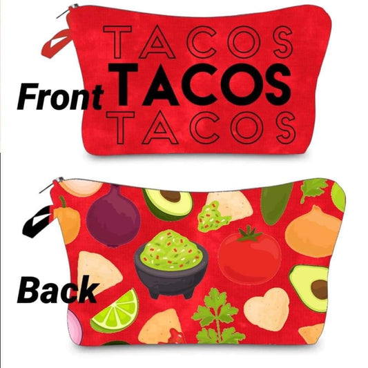 Tacos | Multi Use Pouch | Tolietry | Makeup Bag