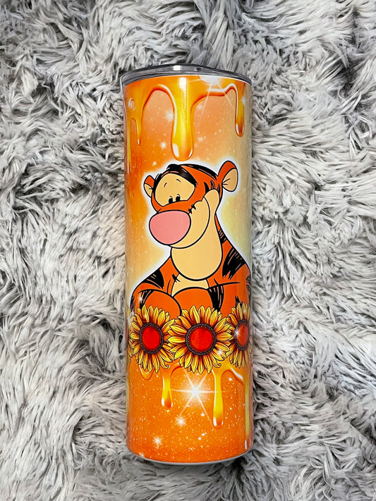 Sunflower Tigger -  20oz Tumbler