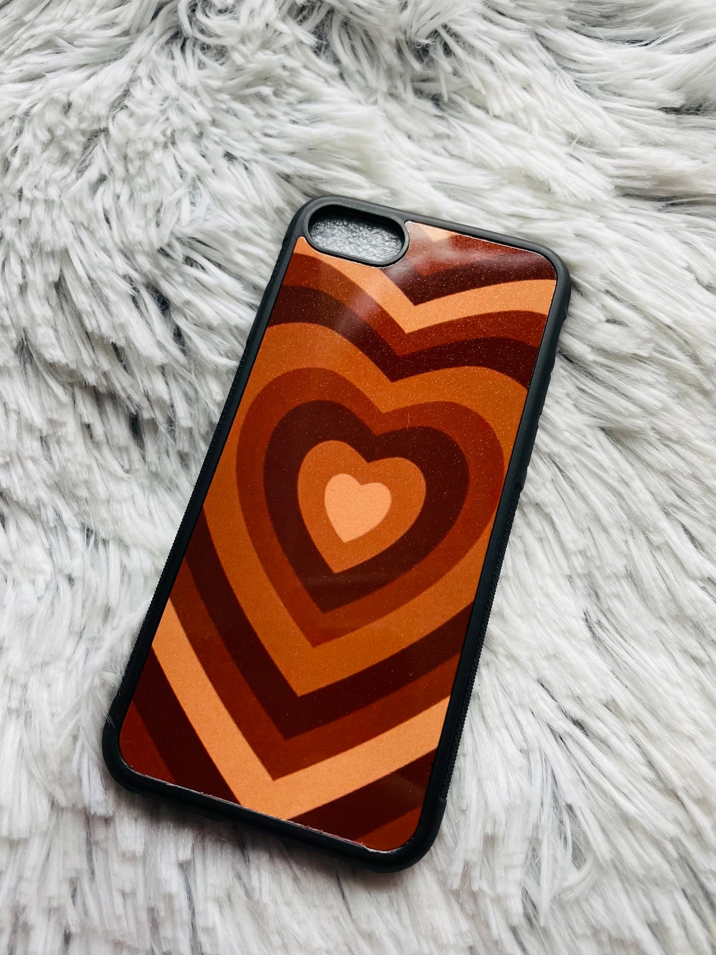 iPhone case- Retro hearts